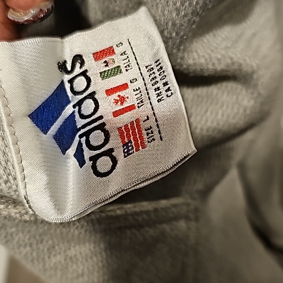 Vintage Adidas Black Reversible Puffer Jacket (Large) - Picture 6 of 8